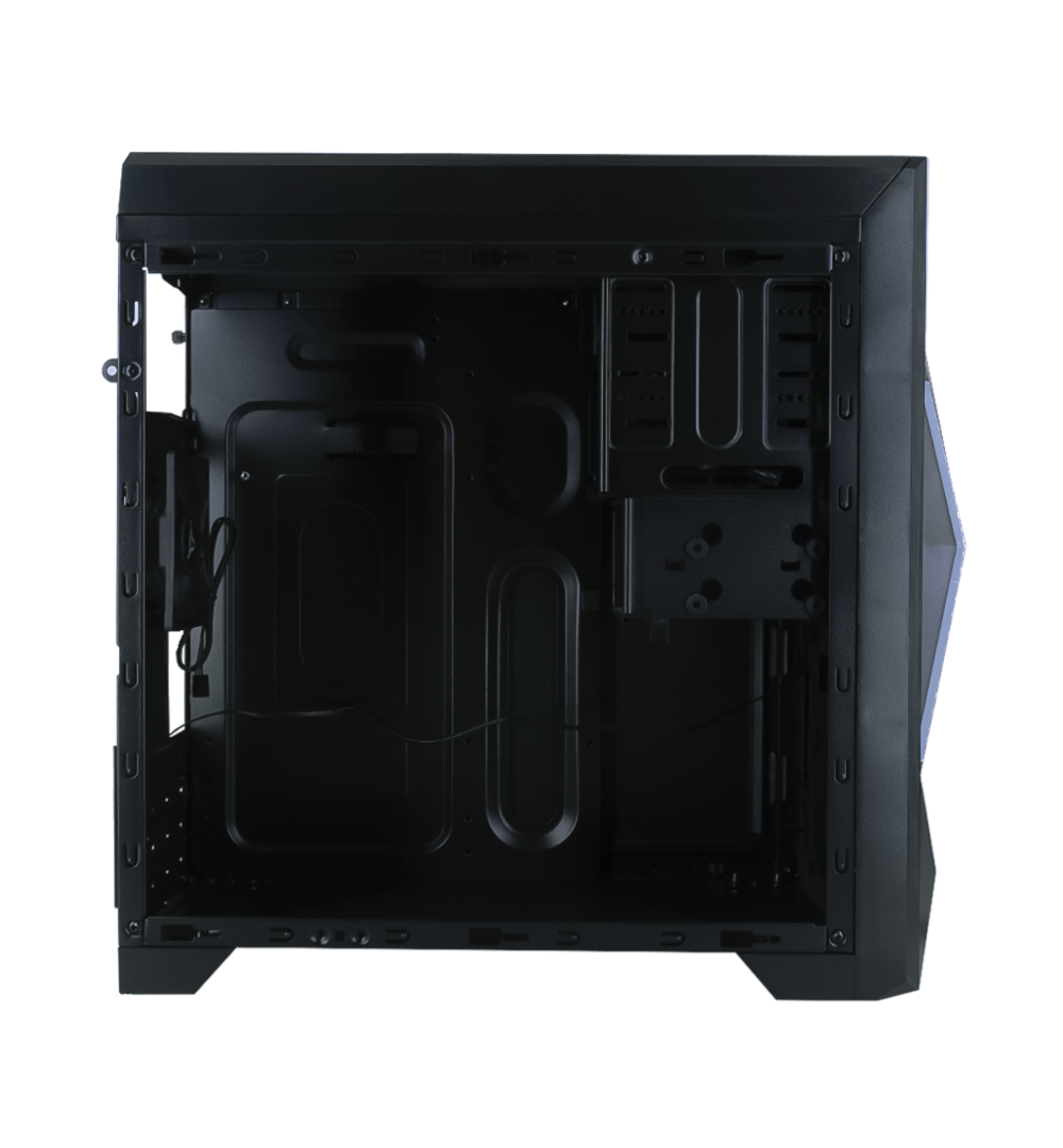 Gabinete Batauro Astro Micro ATX RGB Sin Fuente Negro