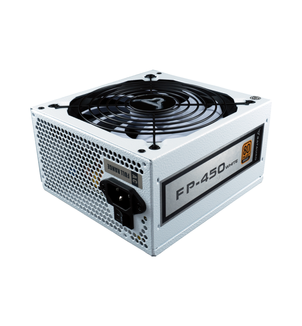 Fuente de Poder Batauro 450 Watts 80 Plus Bronze Blanco