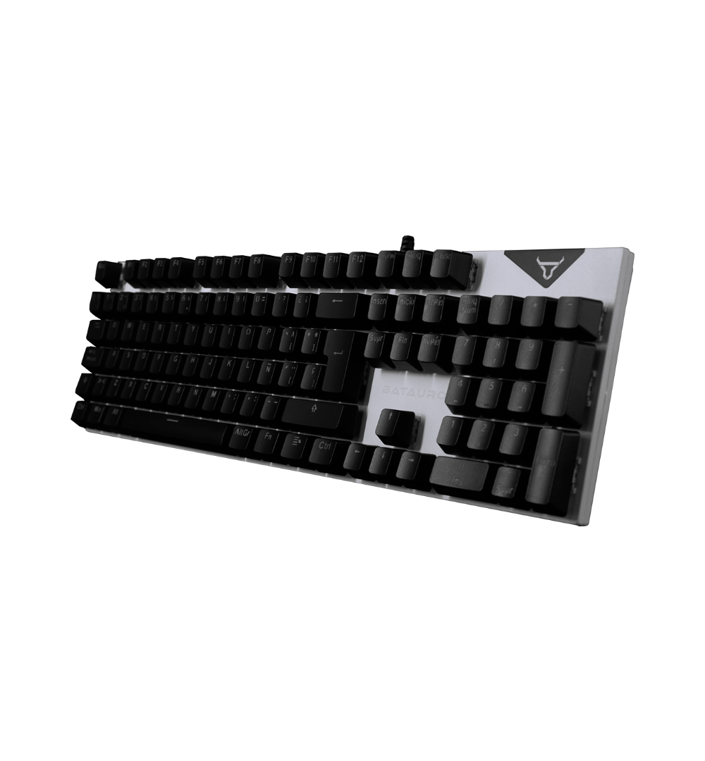 Brangus - Teclado Gamer Batauro Mecánico Switch Blue / Plata
