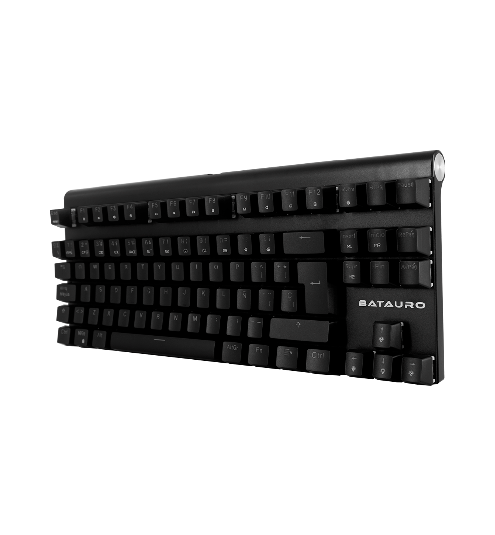Aubrac - Teclado Gamer Batauro Mecánico Switches Gateron Rojos / Negro