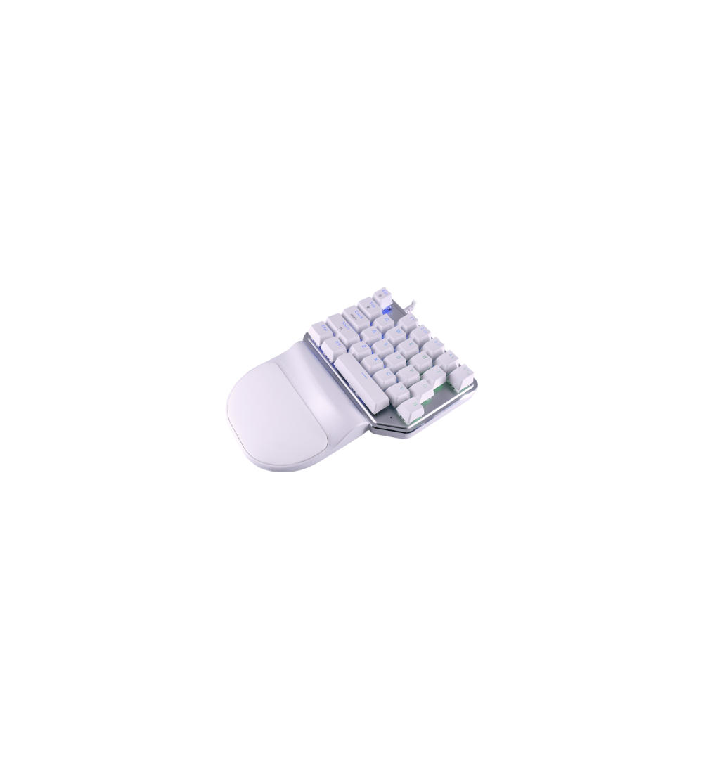 Nelore - Teclado Gamer Batauro Mecanico Switches Gateron Blue Plata