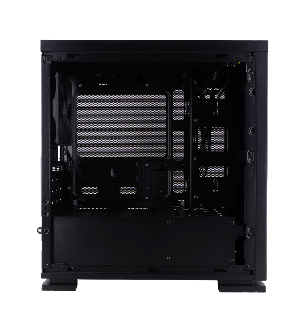 Gabinete Batauro Lunar Micro ATX Sin Fuente Negro