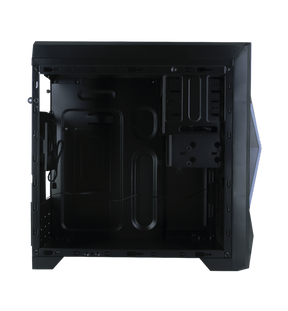 Gabinete Batauro Astro Micro ATX RGB  Sin Fuente Negro