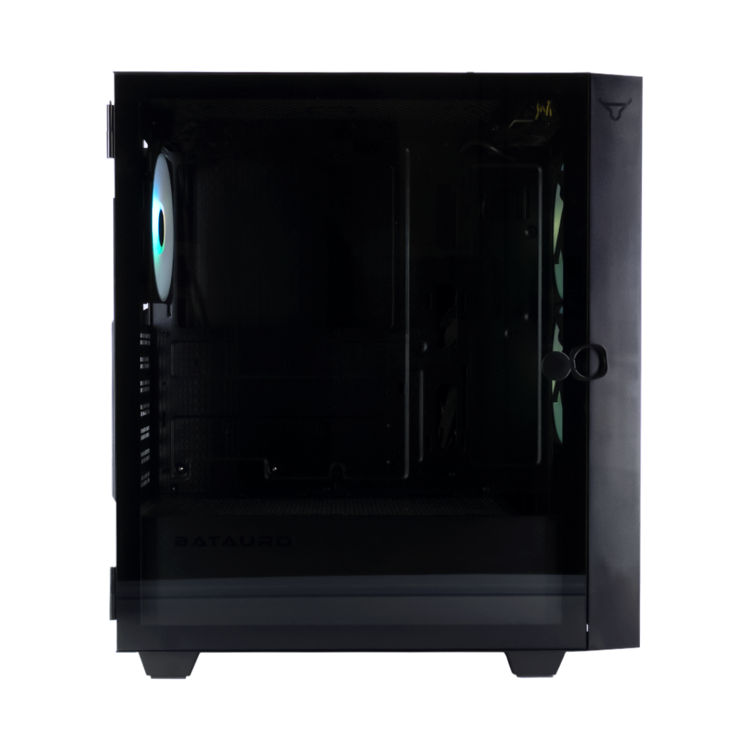 Gabinete Batauro Lunar Micro ATX Sin Fuente Negro