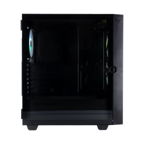 Gabinete Batauro Lunar Micro ATX Sin Fuente Negro