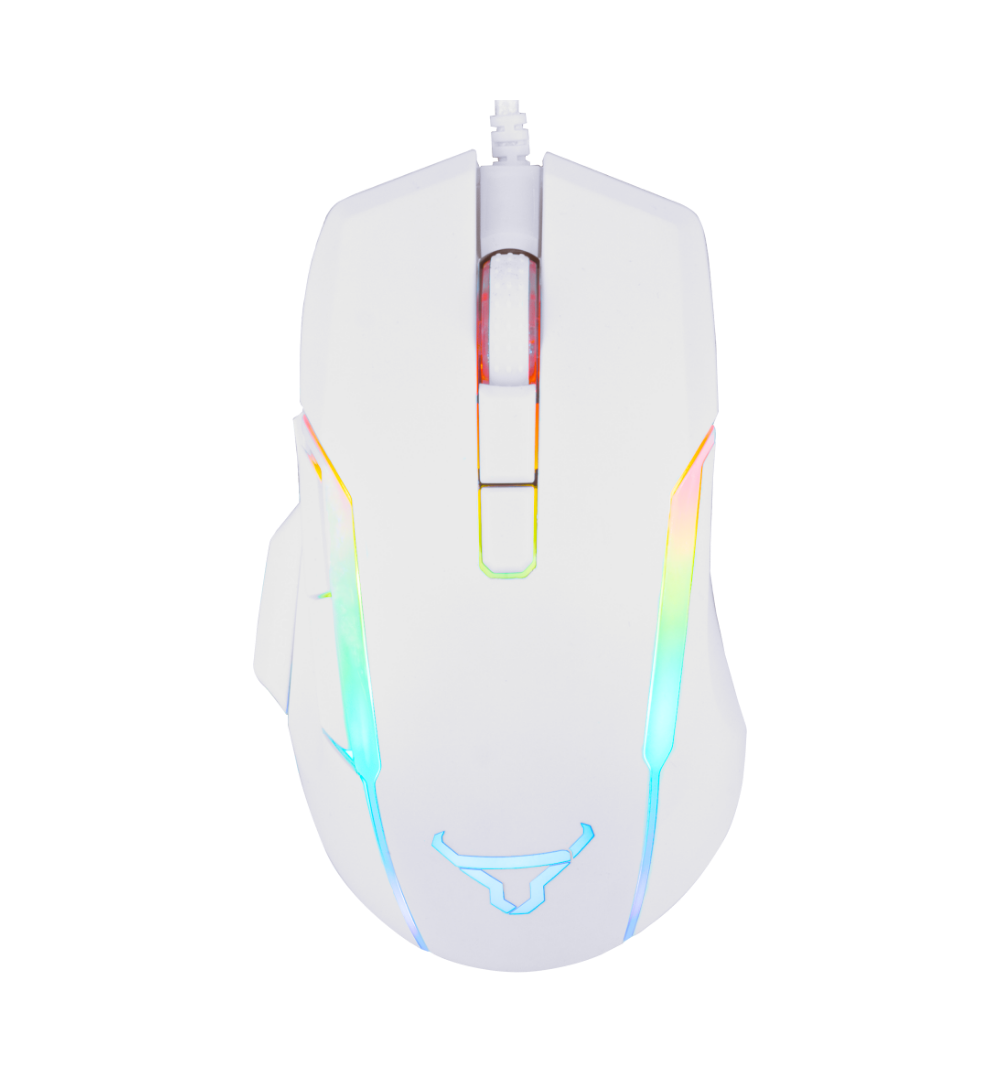 Mouse Gamer Batauro Balancer PWM3325 Blanco