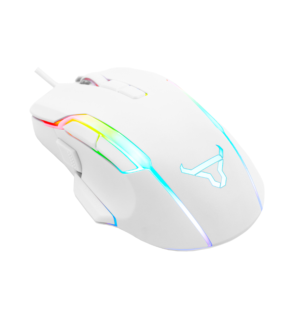 Mouse Gamer Batauro Balancer PWM3325 Blanco