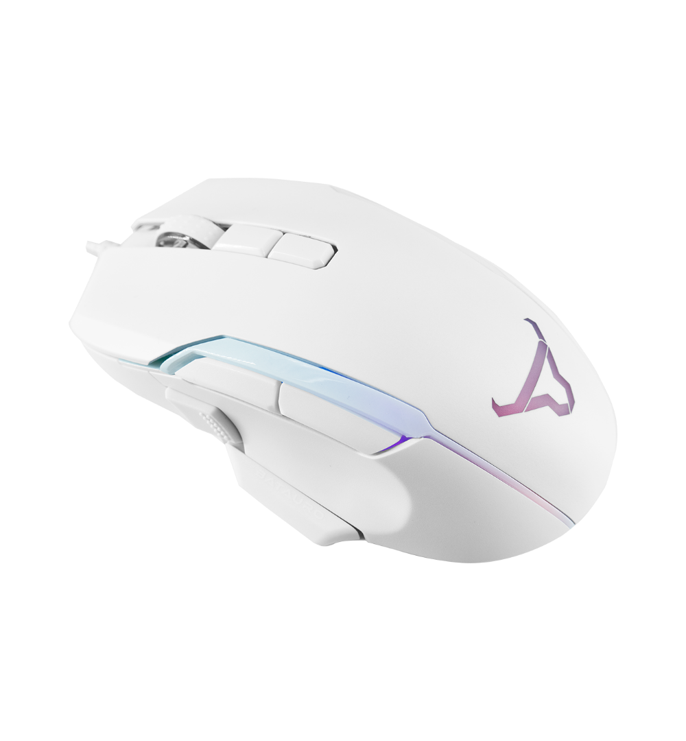 Mouse Gamer Batauro Balancer PWM3325 Blanco