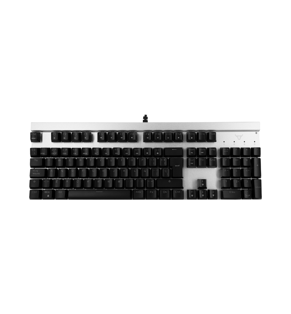 Beliarde - Teclado Gamer Batauro Mecánico Switch Blue / Blanco