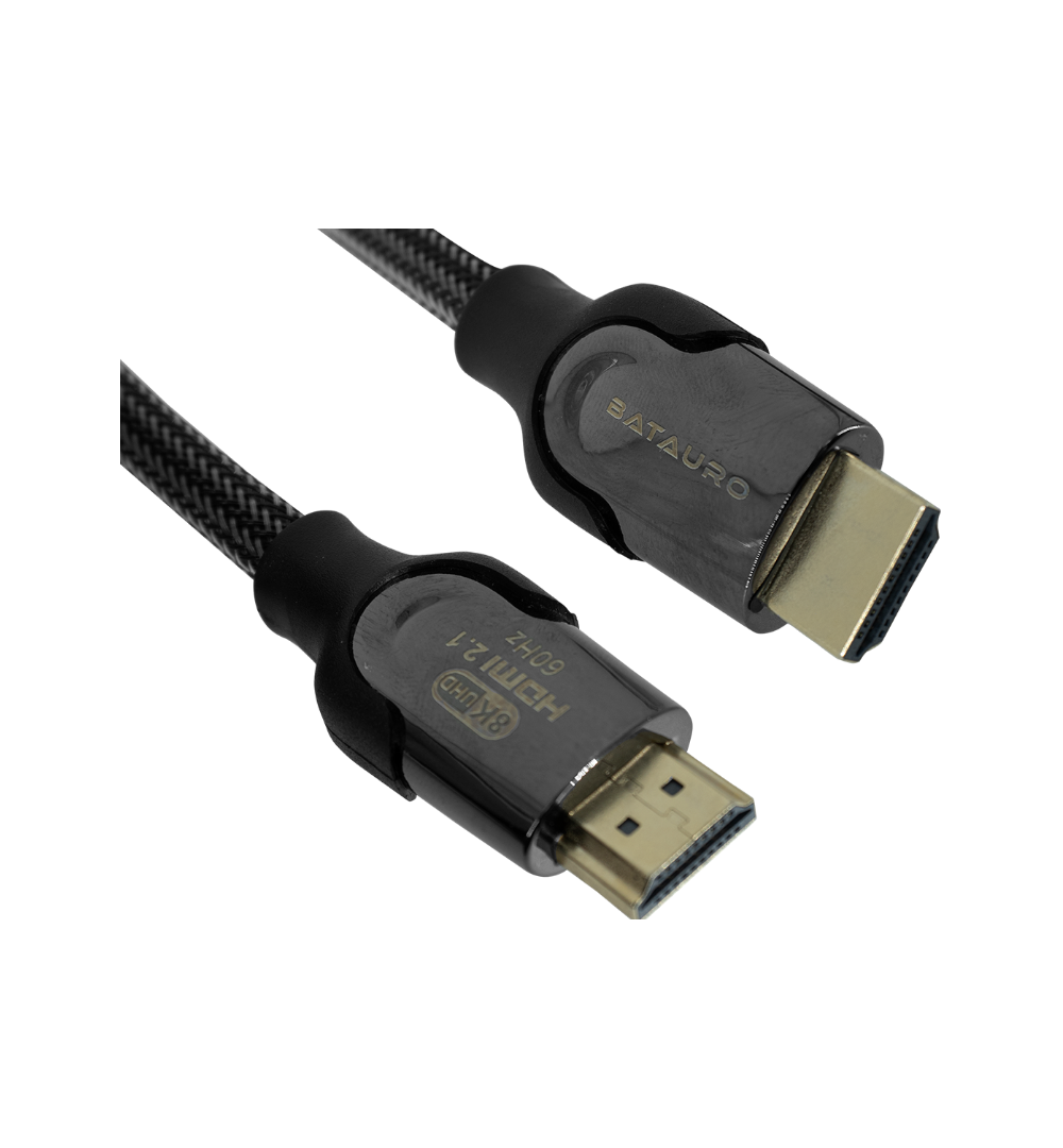 Cable de Video Batauro HDMI Macho 2.1 3 Metros Negro