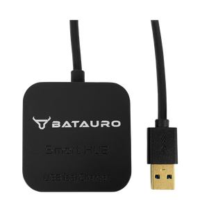 Hub USB Batauro 4 x USB 3.0 HUB Fast Charger BC 1.2 Negro