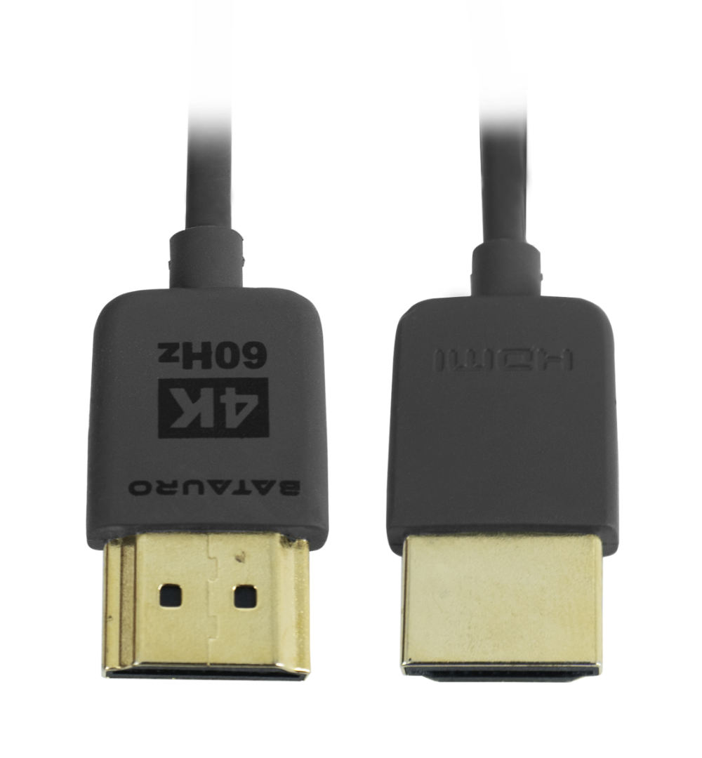 Cable de Video Batauro HDMI 2.0 4K OD 3.3 Negro