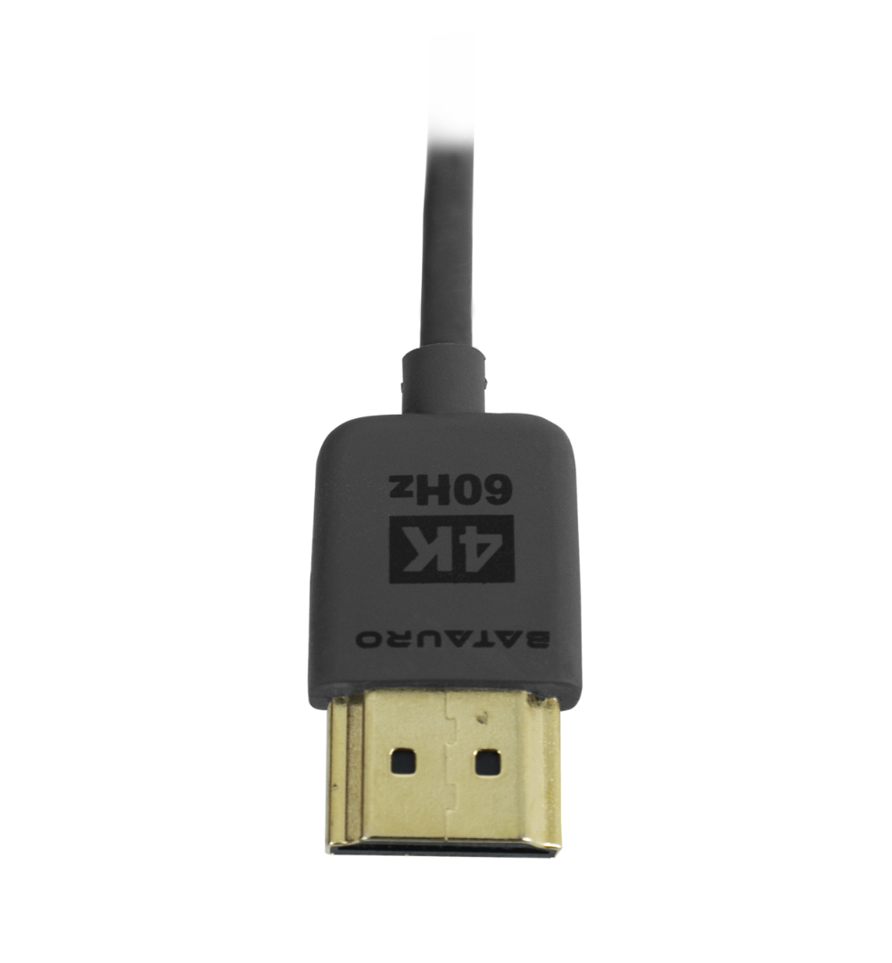 Cable de Video Batauro HDMI 2.0 4K OD 3.3 Negro