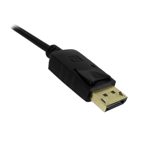 Cable de Video Batauro Displayport Macho a HDMI Macho 1080P 1.8 Metros Negro