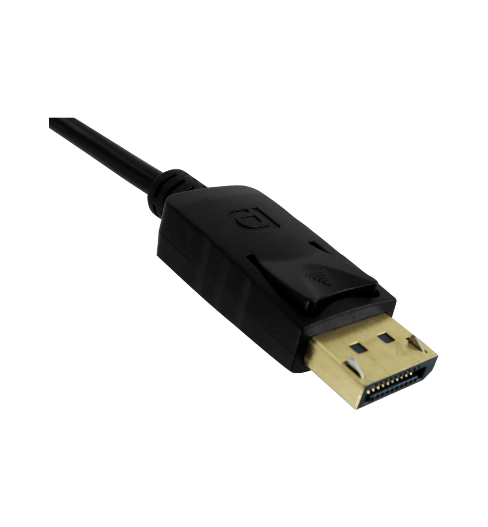 Cable de Video Batauro Displayport Macho a HDMI Macho 1080P 3 Metros Negro