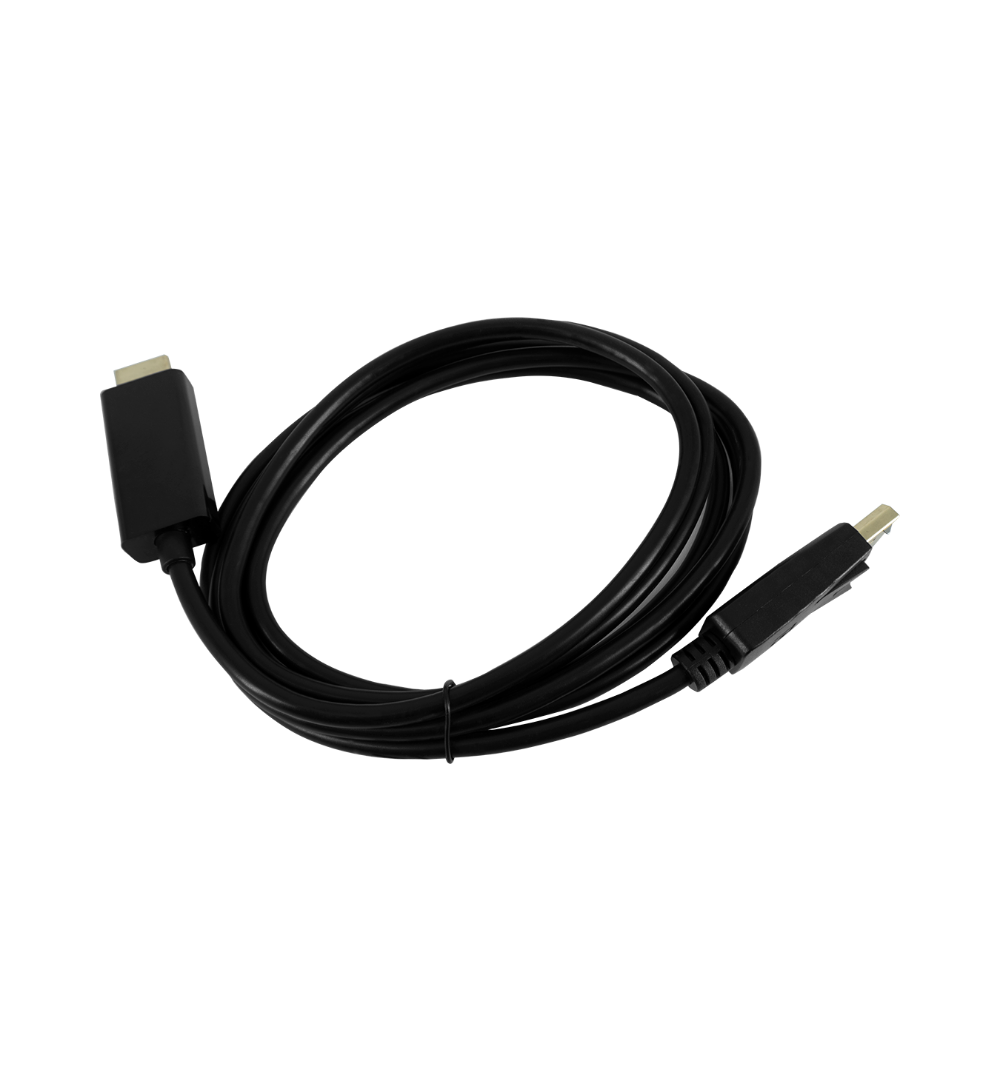 Cable de Video Batauro Displayport Macho a HDMI Macho 1080P 3 Metros Negro