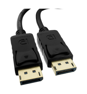 Cable de Video Batauro Displayport Macho a Macho 4K 2 Metros Negro