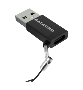 Adaptador de Datos Batauro USB 3.0 a USB-C Negro