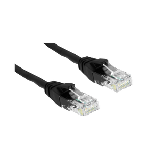 Cable de Red Batauro Cat6 24AWG 7/0.20CCA PVC 1 Metro Negro