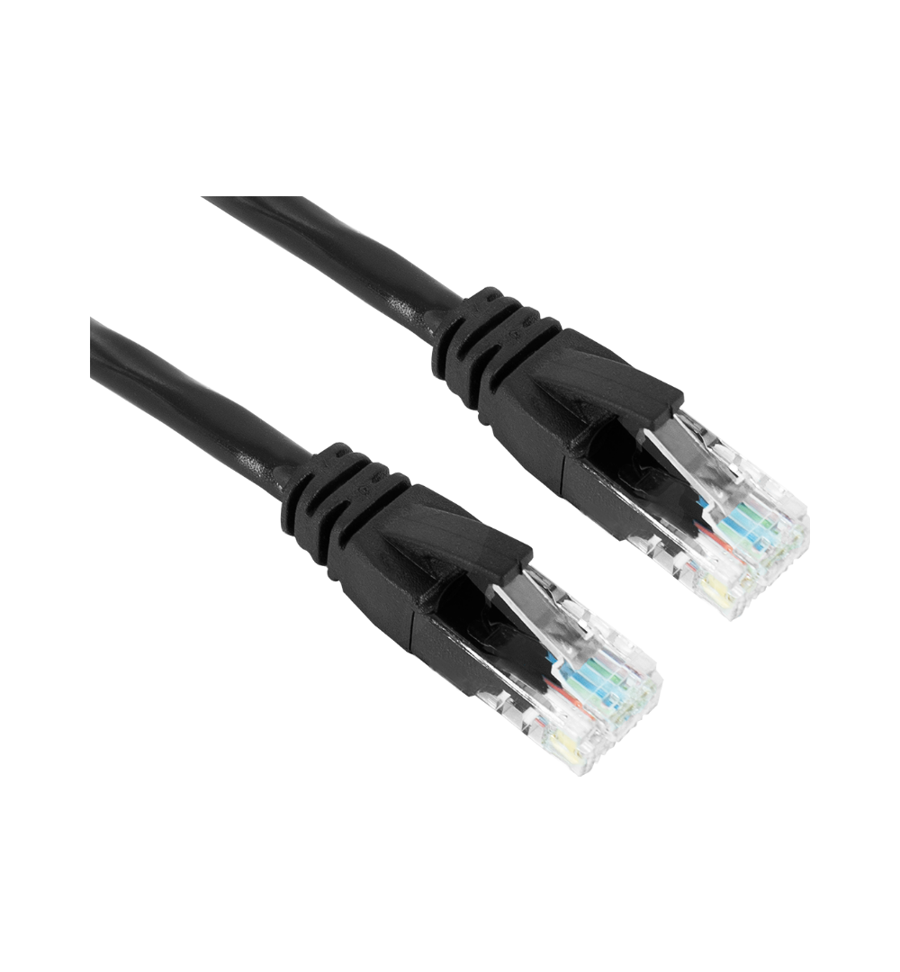 Cable de Red Batauro Cat6 24AWG 7/0.20CCA PVC 1 Metro Negro