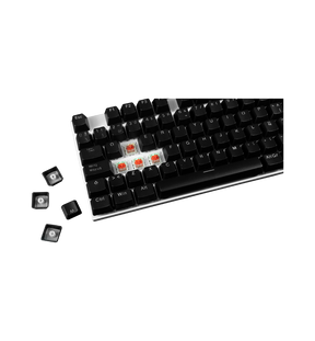 Brangus - Teclado Gamer Batauro Mecánico Switch Red / Plata