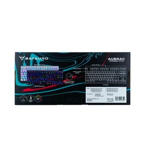 Aubrac - Teclado Gamer Batauro Mecánico Switches Gateron Rojos / Negro