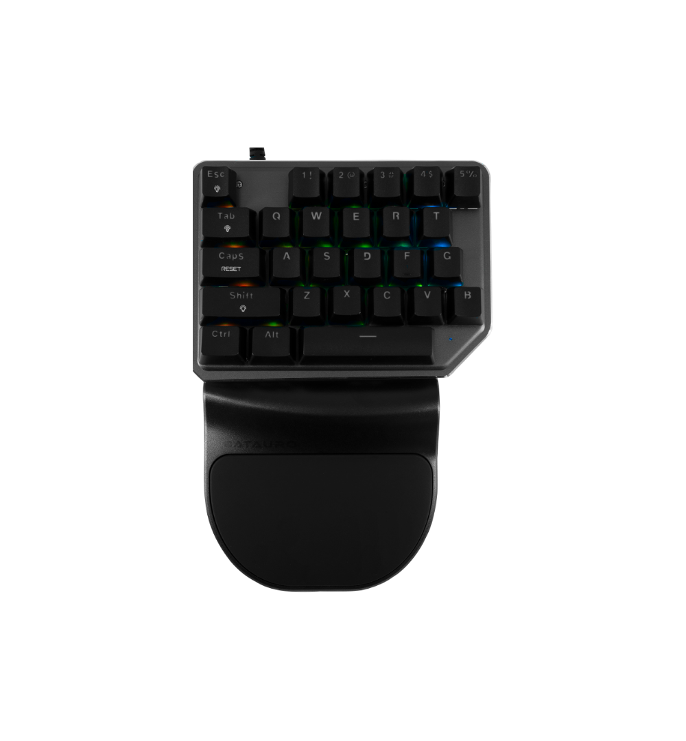 Nelore - Teclado Gamer Batauro Mecanico Switches Gateron RED, Grafito