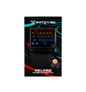 Nelore - Teclado Gamer Batauro Mecanico Switches Gateron RED, Grafito