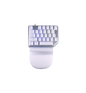 Nelore - Teclado Gamer Batauro Mecanico Switches Gateron Blue Plata